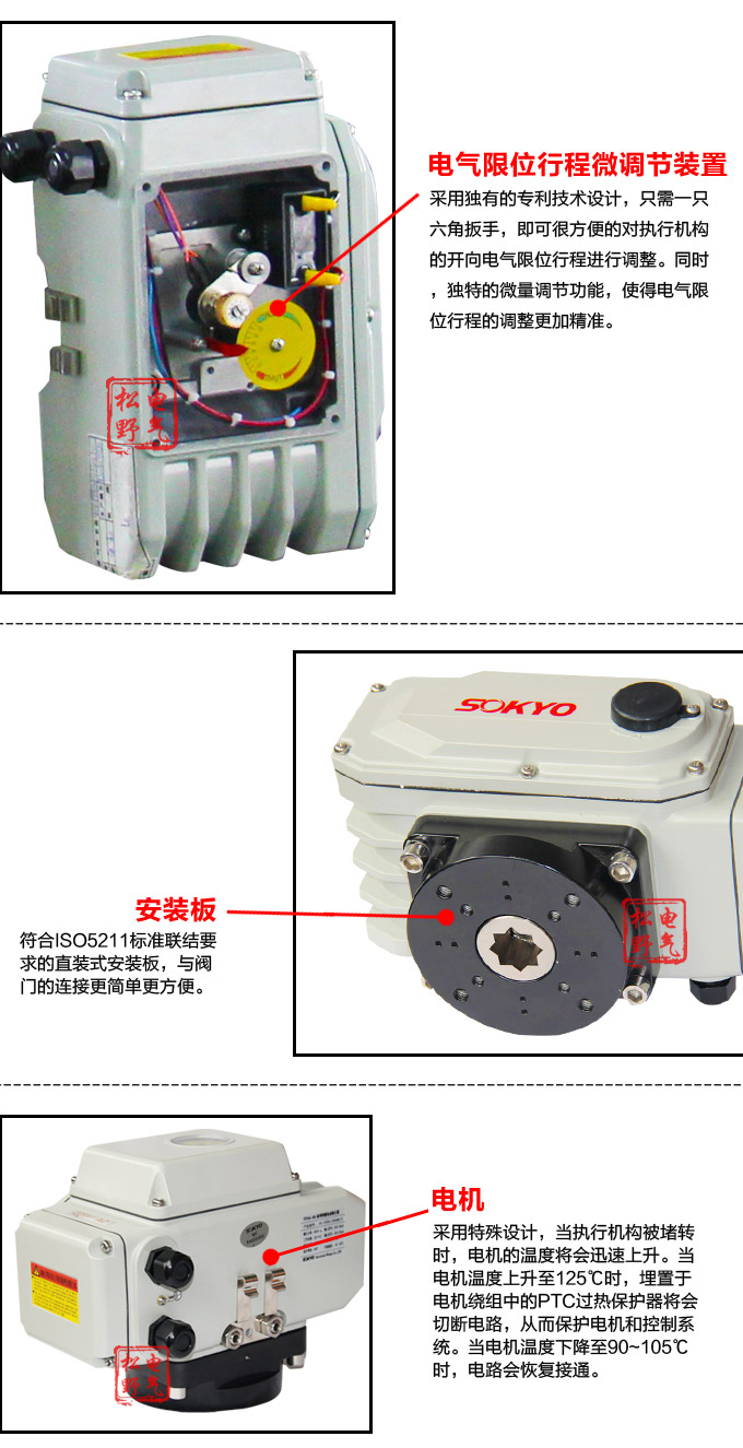  電動執(zhí)行機(jī)構(gòu),YTDG-RKB1600電動執(zhí)行器,電動頭細(xì)節(jié)圖2